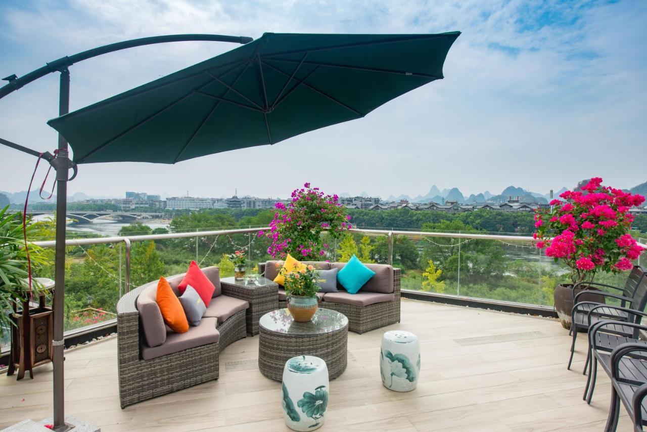 Li River Resort Villa Hotel Гуйлинь Экстерьер фото